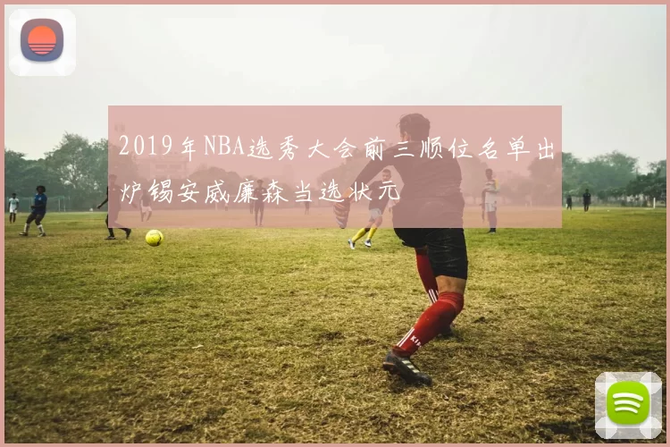 2019年NBA选秀大会前三顺位名单出炉锡安威廉森当选状元