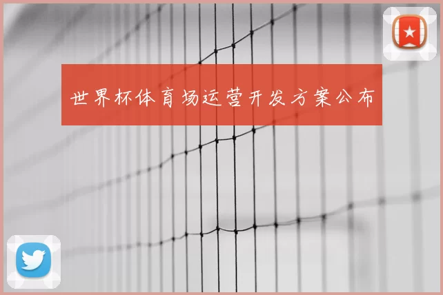 世界杯体育场运营开发方案公布