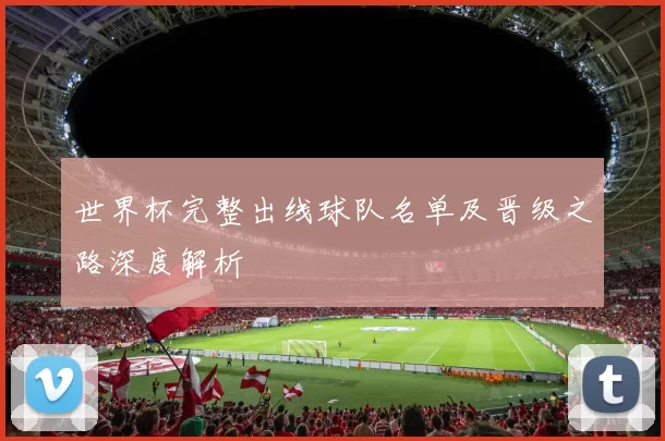 世界杯完整出线球队名单及晋级之路深度解析