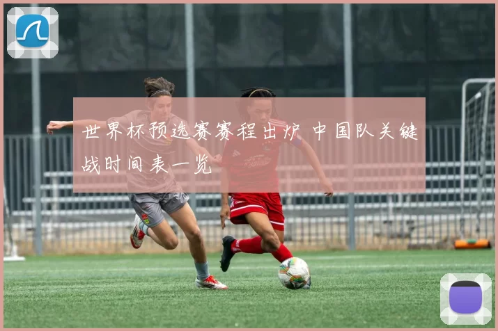 世界杯预选赛赛程出炉 中国队关键战时间表一览